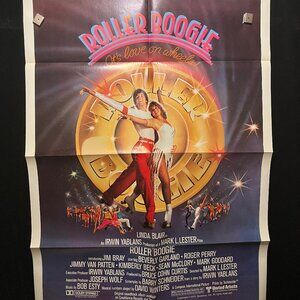 1979 Roller Boogie One Sheet Movie Poster Roller Skating Linda Blair Jim Bray